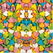 Посыпка сахарная Сердечки разноцветные/0,75кг