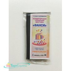 Мастика сахарная универсальная Фанси, черная,100 гр
