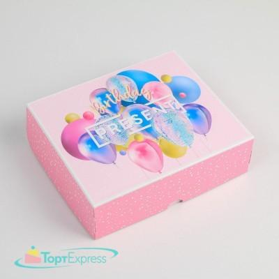 Коробка для кондитерских изделий  Birtday Present 17×20×6см 6896025