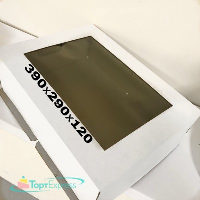 Коробка ЦИФРА 390х290х120 с окном