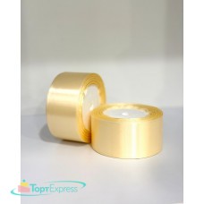 Лента атласная 40мм/айвори 083/25м