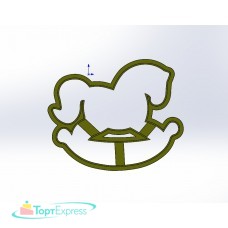 Вырубка Лошадка 8см арт.1307_8