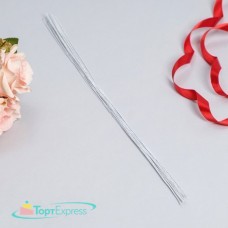Проволока флористическая d=0,4мм 40см 20шт белая