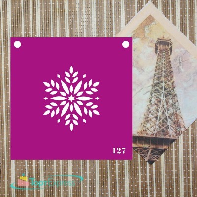 Трафарет №127 Снежинка №5