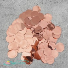 Наполнитель Конфетти 1,5см розовое золото 10г/4263058