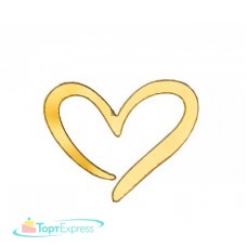 Топпер торцевой Сердце