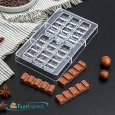 Форма для шоколада 6 ячеек Киндер 20х12х2,5см 7129735