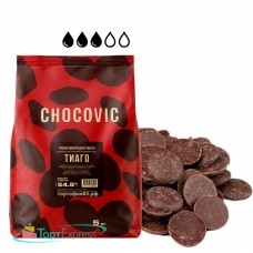 Шоколад темный в каллетах Chocovic ТИАГО 54,5%, 5кг