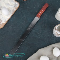 Нож для бисквита ровный край 30см