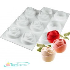 Форма силиконовая РОЗА, Silicomart, (Италия)