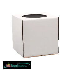 Коробка 300х300х300 с окном БЕЛАЯ