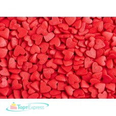 Посыпка сахарная Сердечки красные/50г