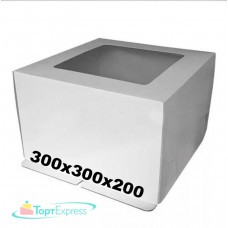 Коробка 300х300х200 с окном
