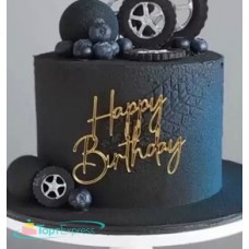 Топпер акриловый "Happy Birthday №13" золото