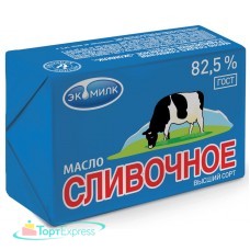 Масло сливочное 82,5% ЭКОМИЛК 450гр