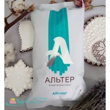Сухая смесь для декора пряников Альтер айсинг Идеально белый 500 гр