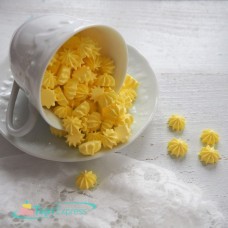 Украшение сахарное БЕЗЕ-мини ЖЕЛТЫЕ/50г