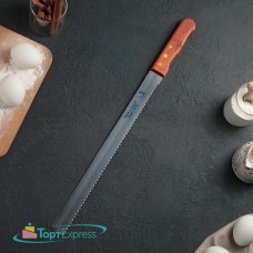 Нож для бисквита крупные зубцы 35см 2675715