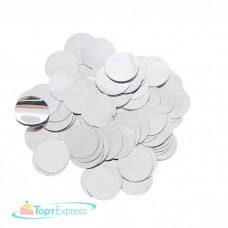 Наполнитель Конфетти 1,5см  серебро 10г/4263060