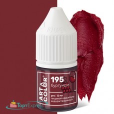 Краситель гелевый Бургунди Art Color Pro,12 мл