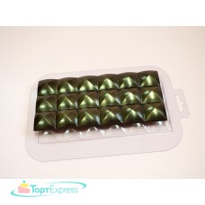 Форма пластиковая для шоколада Плитка Купола