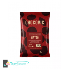 Шоколад молочный в каллетах Chocovic MATEO 31,9%, 1кг