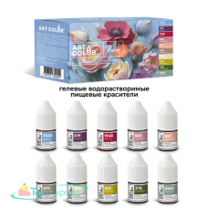 Набор красителей Art Color Paint 10 цветов по 12мл