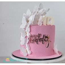 Топпер Happy Birthday Корона, золото 9см