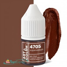 Краситель гелевый Коричневый Art Color Pro,12 мл