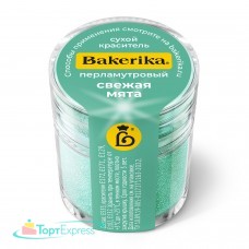 Сухой перламутровый краситель Bakerika Свежая мята 4гр