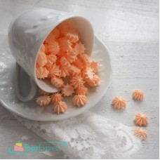 Украшение сахарное БЕЗЕ-мини ПЕРСИКОВЫЕ/50г