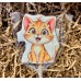 Пряник фигурный расписной в глазури "Животные" Кошка