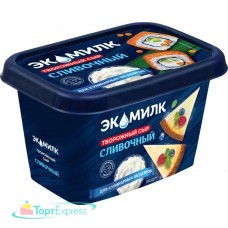 Сыр творожный ЭКОМИЛК 60% 350гр