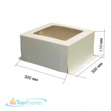 Коробка 300х300х150 с окном