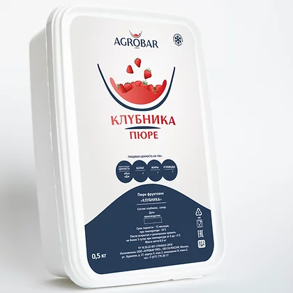 Пюре Клубника 250гр Россия