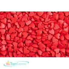 Посыпка сахарная Сердечки красные/0,75кг