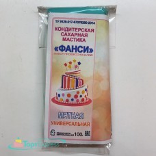 Мастика сахарная универсальная Фанси, мятная,100 гр