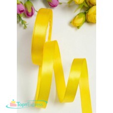 Лента атласная 20мм/желтая 132/25м