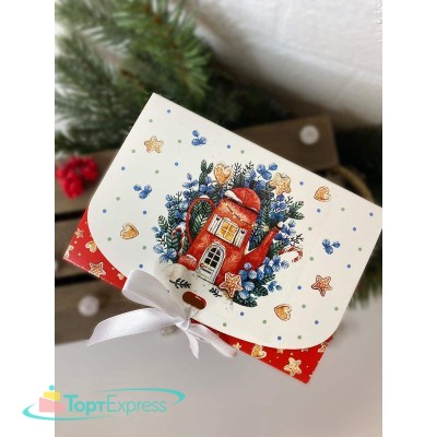 Коробка складная Уютного рождества 16х11,5х5