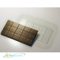 Форма пластиковая для шоколада Плитка Полосатик