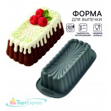 Форма для выпечки Кекс 27х13х6 прямоугольная с ручками 10883071