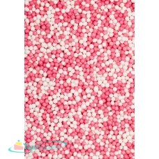 Посыпка сахарная Шарики Микс розовые/белые 1кг