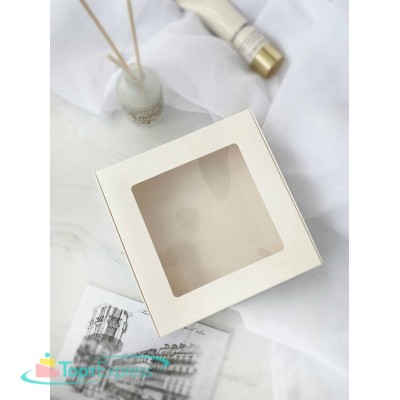 Коробка складная 160х160х30 белая
